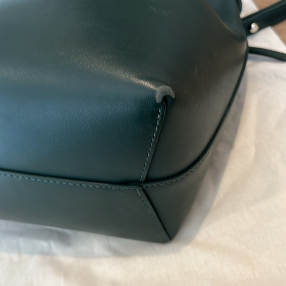 Mansur Gavriel iconic bucket bag in Forest Green - Picture 5 of 11